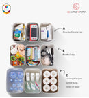 Shimoyama Muji Style PE Storage Box Organizer Soft Touch Deep Size (no lid) - Size A