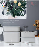 Shimoyama Muji Style Small Gray Deep Storage Box Organizer with Lid - Size B