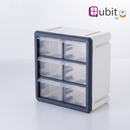 Qubit Hexa2 Storage Cube Organizer