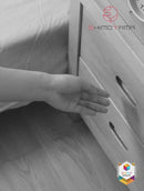 Shimoyama Muji Style Medium Gray Deep Storage Box Organizer with Lid - Size C