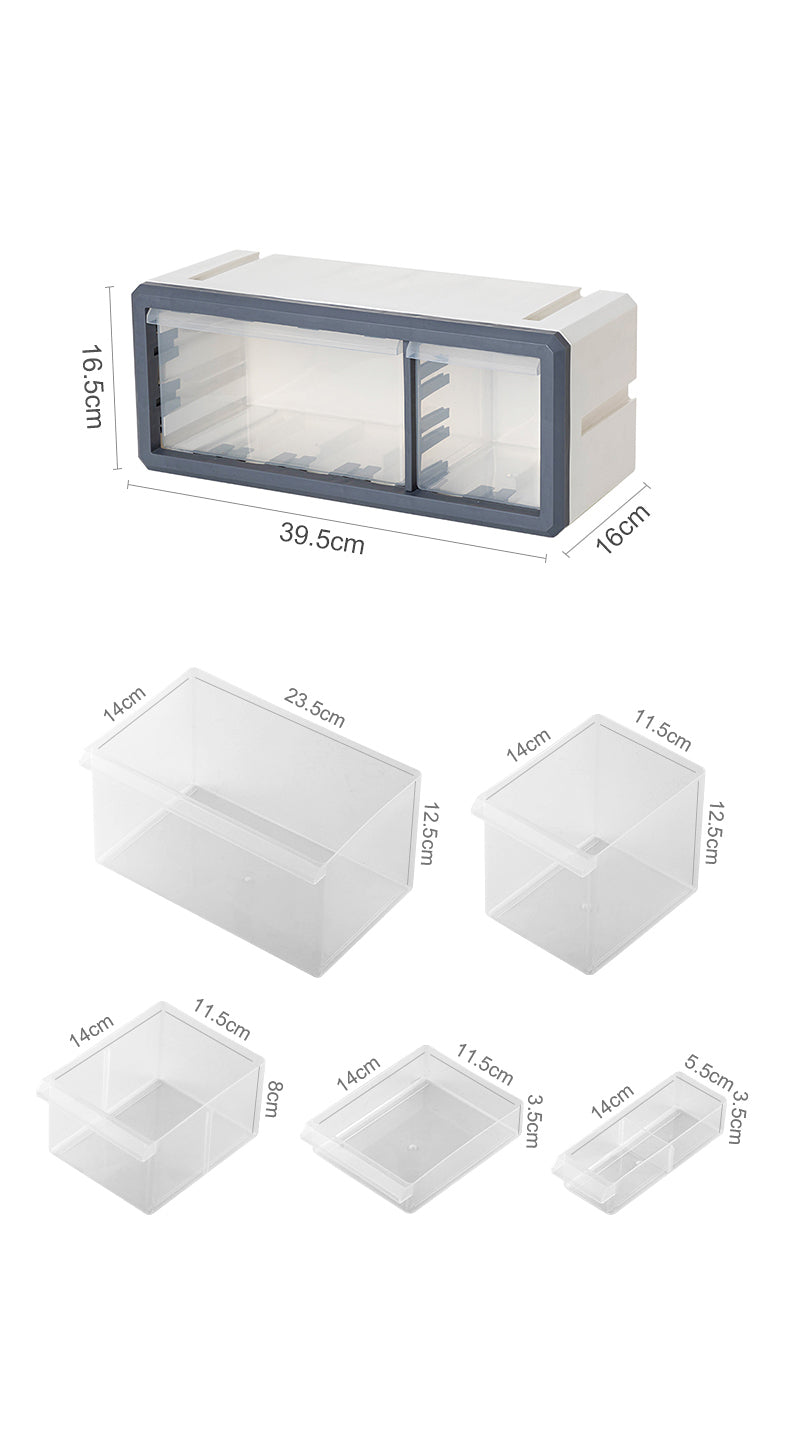 Qubit XL 3.0 Plastic Storage Drawer Box