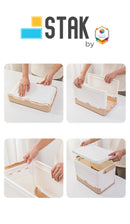 DuraStak Foldable Storage Box Organizer Size S - 18L Capacity