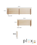 Plex Pegboard Floating Shelf Wall Mounted Decor Organizer