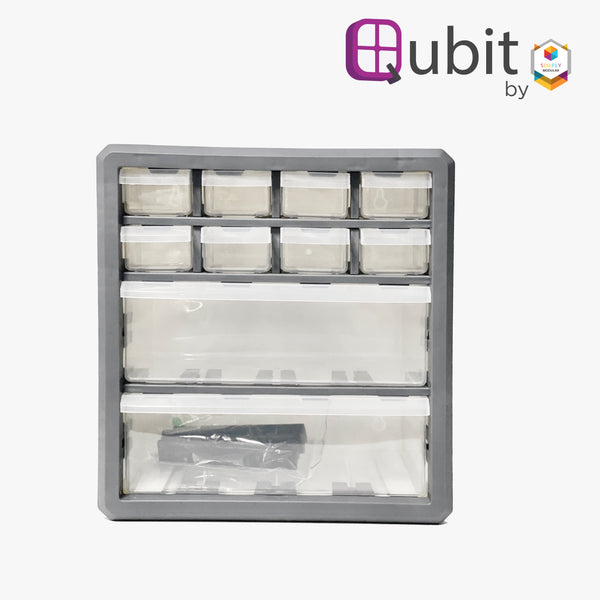 Qubit Deca Storage Cube Organizer