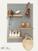Plex Pegboard 40 x 60 cm Wall Mounted Decor Organizer