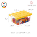 Shimoyama Lego Middle Toy Plastic Clear Storage Box