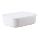 Shimoyama Muji Style Small Gray Flat Storage Box Organizer with Lid - Size A