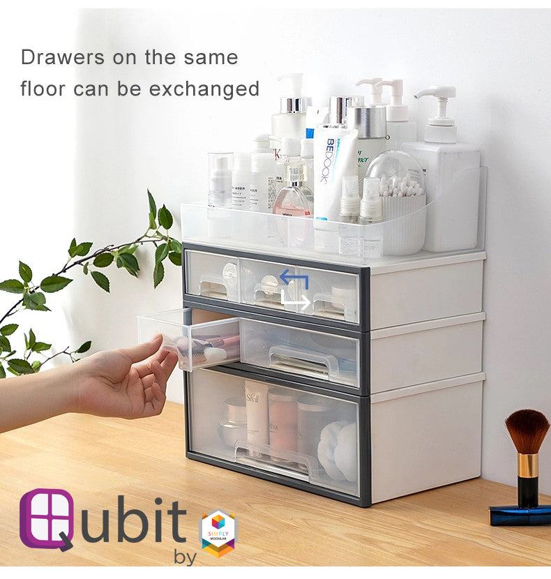 Qubit Level Top Shelf Storage Drawer Organizer