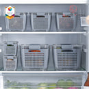 Shimoyama Muji Style Large Gray Drain Basket Food Storage Organizer