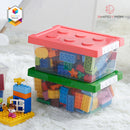 Shimoyama Lego Middle Toy Plastic Clear Storage Box