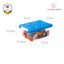 Shimoyama Lego Small Toy Plastic Clear Storage Box