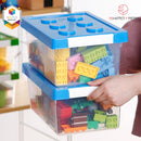 Shimoyama Lego Middle Toy Plastic Clear Storage Box
