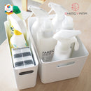 Shimoyama Muji Style Plastic Storage Box Organizer with Handle (Small)