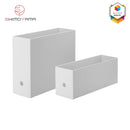 Shimoyama Muji Style File Storage Box-Height 12 cm Plastic Organizer