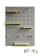 Plex Pegboard Floating Shelf Wall Mounted Decor Organizer