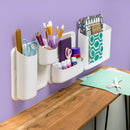 Perch Biggy Magnetic Wall Mounted Storage Organizer, White
