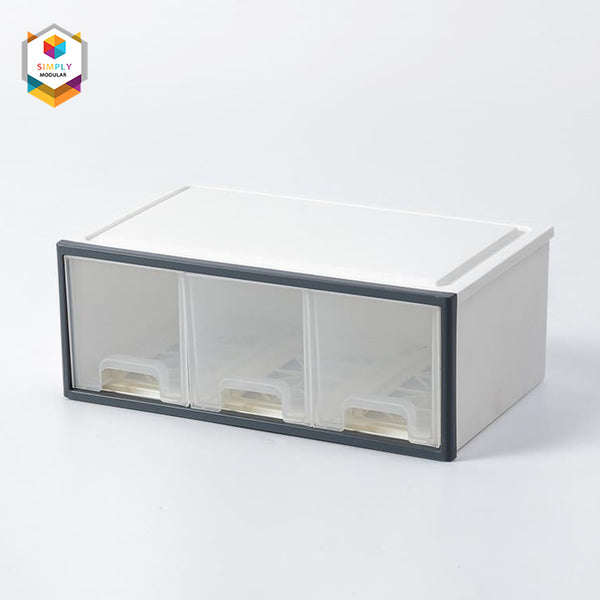 Qubit Level Trio Storage Drawer Organizer