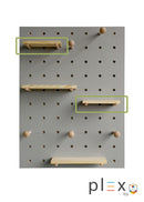 Plex Pegboard Floating Shelf Wall Mounted Decor Organizer