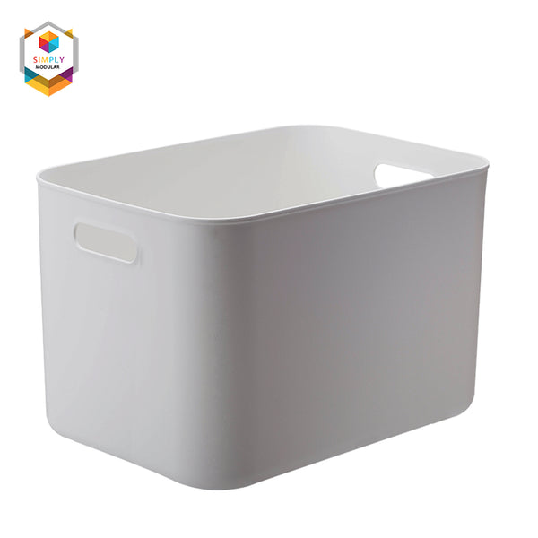 Shimoyama Muji Style PE Storage Box Organizer Soft Touch Big Deep Size (no lid) - Size C